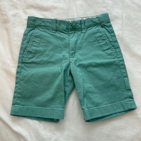 Crewcuts Teal Chino Shorts Button Zip Adjustable Waist Church Easter Preppy - Picture 1 of 5